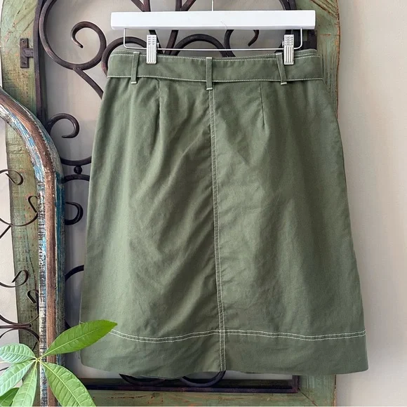 ☀️ NWOT J. CREW Linen Blend A-Line Skirt - Picture 5 of 10